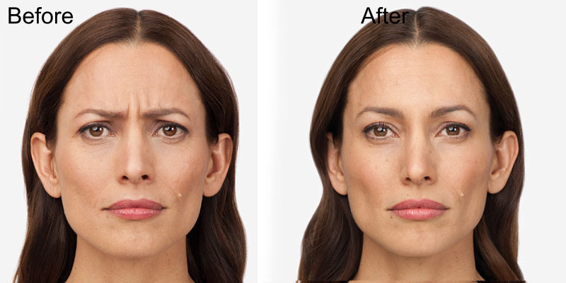 BOTOX® Cosmetic Injections Before and After Photo by Original Skin Med Spa and Laser Clinic in Broomfield CO